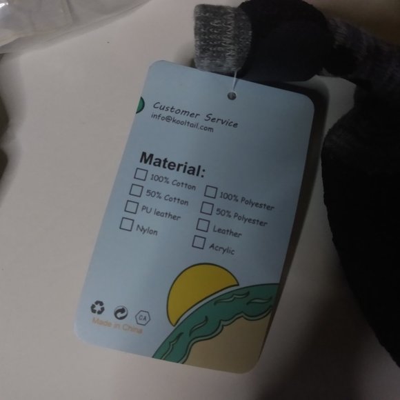 KOOLTAIL Dog Socks Anti Slip with Straps Traction Control Waterproof Paw Protect - Picture 5 of 8